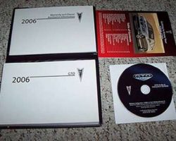 2006 Pontiac GTO Owner's Manual Set