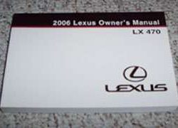 2006 Lexus GX470 Owner's Manual
