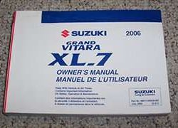2006 Suzuki Grand Vitara XL-7 Owner's Manual