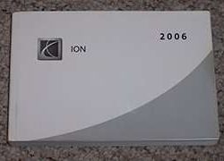 2006 Saturn Ion Owner's Manual