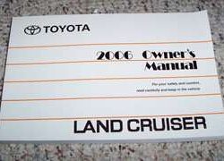 2006 Toyota Land Cruiser Owner's Manual