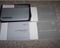 2006 Nissan Murano Owner's Manual Set