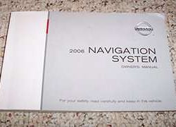 2006 Nissan Maxima Navigation System Owner's Manual