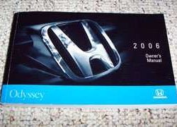 2006 Honda Odyssey Owner's Manual