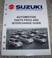 2006 Suzuki Grand Vitara Parts Price & Interchange Guide