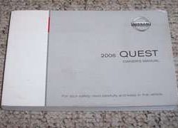 2006 Nissan Quest Owner's Manual