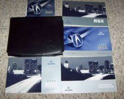2006 Acura RSX Owner's Manual Set