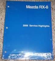2006 Mazda RX-8 Service Highlights Manual