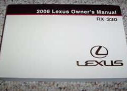 2006 Lexus RX330 Owner's Manual