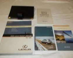 2006 Lexus RX330 Owner's Manual Set