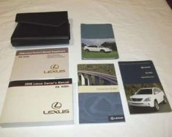 2006 Lexus RX400h Owner's Manual Set