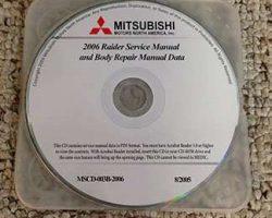2006 Mitsubishi Raider Service Manual CD