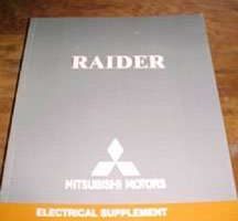 2006 Mitsubishi Raider Electrical Supplement Manual