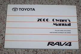 2006 Toyota Rav4 Owner's Manual