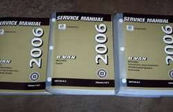 2006 Buick Rendezvous Service Manual