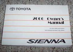 2006 Toyota Sienna Owner's Manual