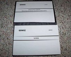 2006 GMC Sierra Owner Operator User Guide Manual Set