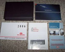 2006 Kia Sorento Owner's Manual Set