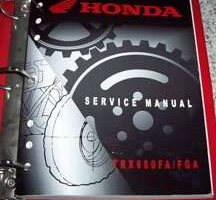 2006 Honda TRX680FA & TRX680FGA Service Manual