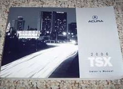 2006 Acura TSX Owner's Manual