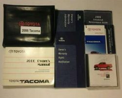 2006 Toyota Tacoma Owner's Manual Set