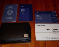 2006 Toyota Tundra Owner's Manual Set