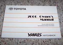 2006 Toyota Yaris Hatchback Owner's Manual