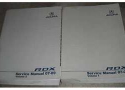 2009 Acura RDX Service Manual