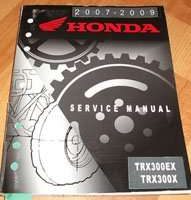 2007 Honda TRX300X & TRX300EX Sportrax 300X/EX ATV Service Manual