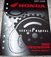 2009 Honda TRX420 FE/FM/TE/TM/FPE/FPM Fourtrax Rancher Service Manual