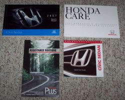 2007 Honda Civic Sedan Owner's Manual Set