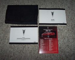 2007 Pontiac G5 Owner's Manual Set