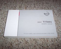 2007 Nissan Titan Owner's Manual