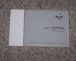 2007 Nissan Versa Owner's Manual
