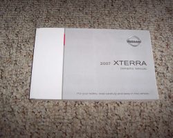 2007 Nissan Xterra Owner's Manual