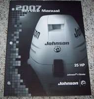 2007 Johnson 25 HP 4 Stroke Models Service Manual
