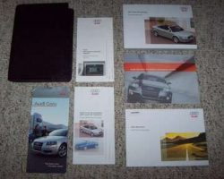 2007 Audi A4 Cabriolet Owner's Manual Set