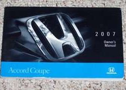 2007 Honda Accord Coupe Owner's Manual