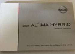 2007 Nissan Altima Hybrid Owner's Manual