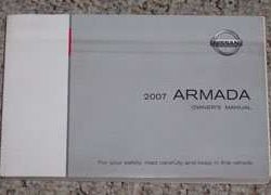 2007 Nissan Armada Owner's Manual