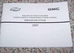 2007 Chevrolet Avalanche, Tahoe & Suburban Navigation System Owner's Manual