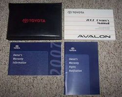 2007 Toyota Avalon Owner's Manual Set