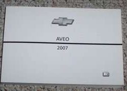 2007 Chevrolet Aveo Owner's Manual