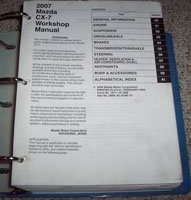 2007 Mazda CX-7 Workshop Service Manual Binder