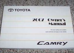 2007 Toyota Camry Owner's Manual