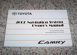 2007 Toyota Camry Navigation System Owner's Manual