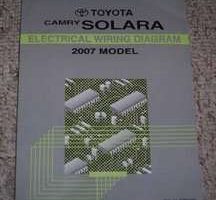 2007 Toyota Camry Solara Electrical Wiring Diagram Manual