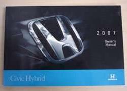 2007 Honda Civic Hybrid Owner's Manual