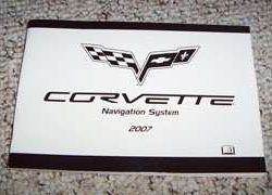2007 Chevrolet Corvette Navigation System Owner Operator User Guide Manual