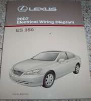 2007 Lexus ES350 Electrical Wiring Diagram Manual